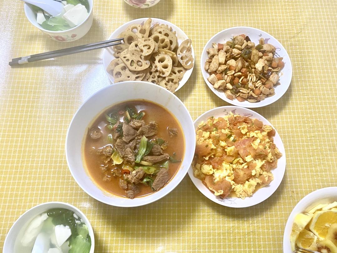 牛肉烧青菜