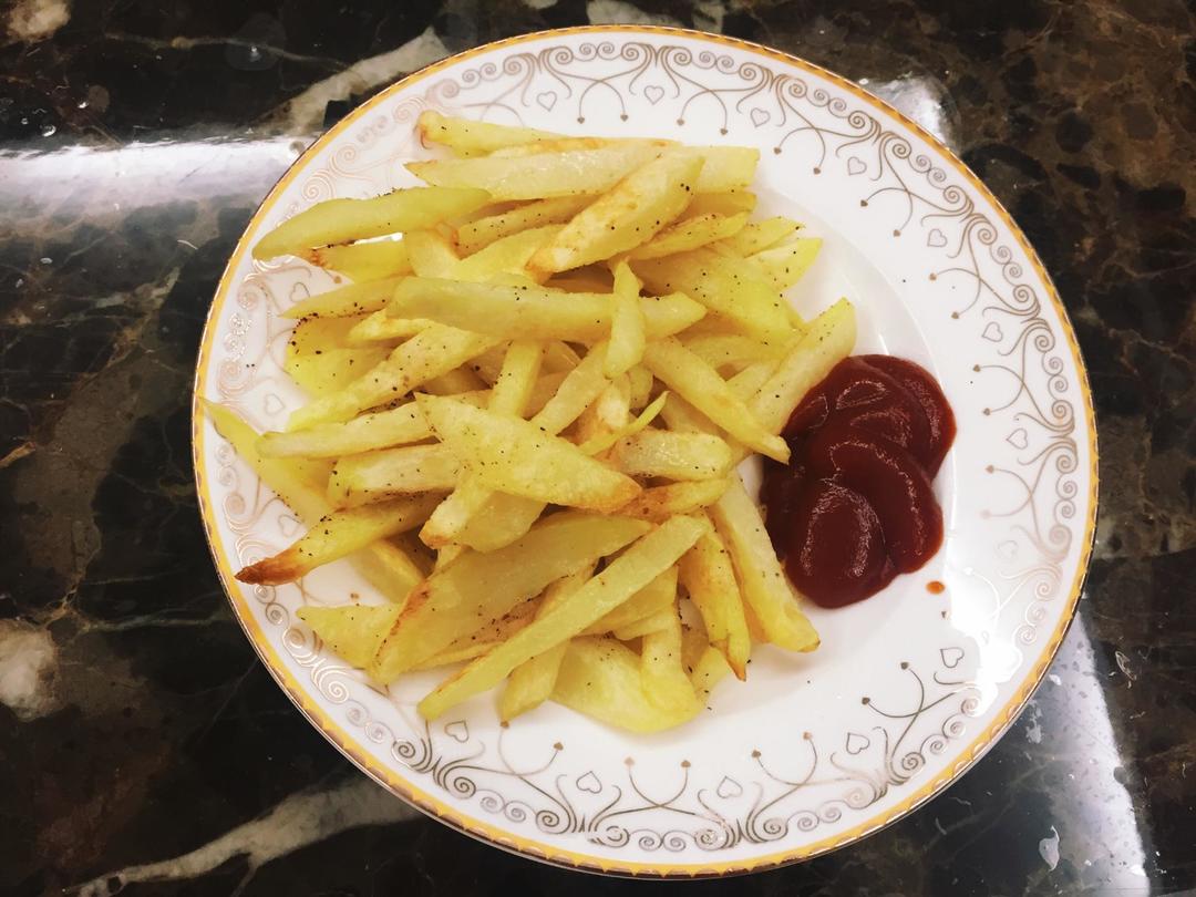 烤箱版薯条的做法