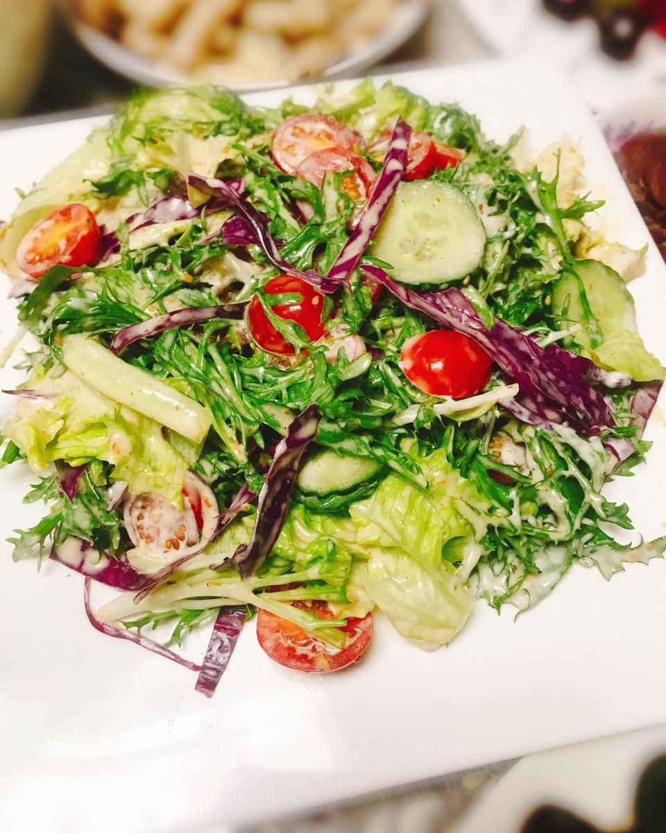 蔬菜火腿沙拉