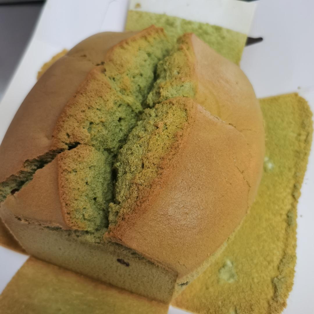 抹茶蜜豆金枕蛋糕