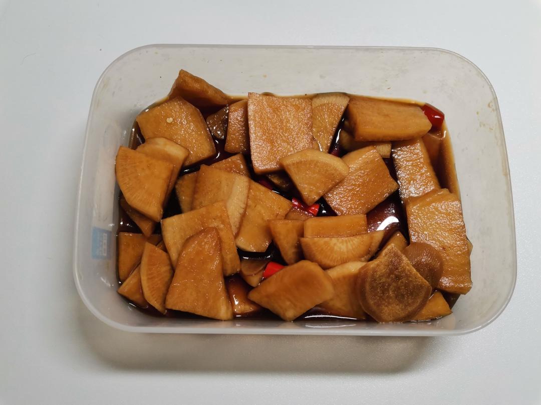 三步爽口酸酸辣辣腌萝卜片小咸菜