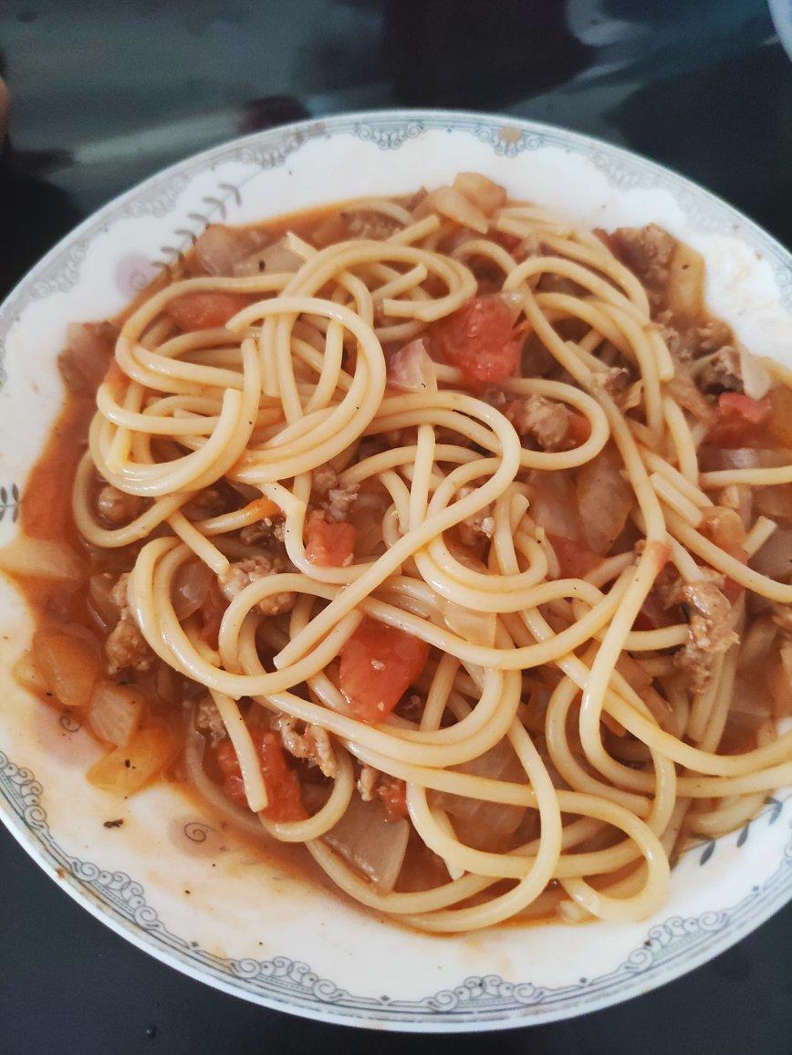 番茄肉酱意大利面——小朋友也爱吃，简单的意面酱做法