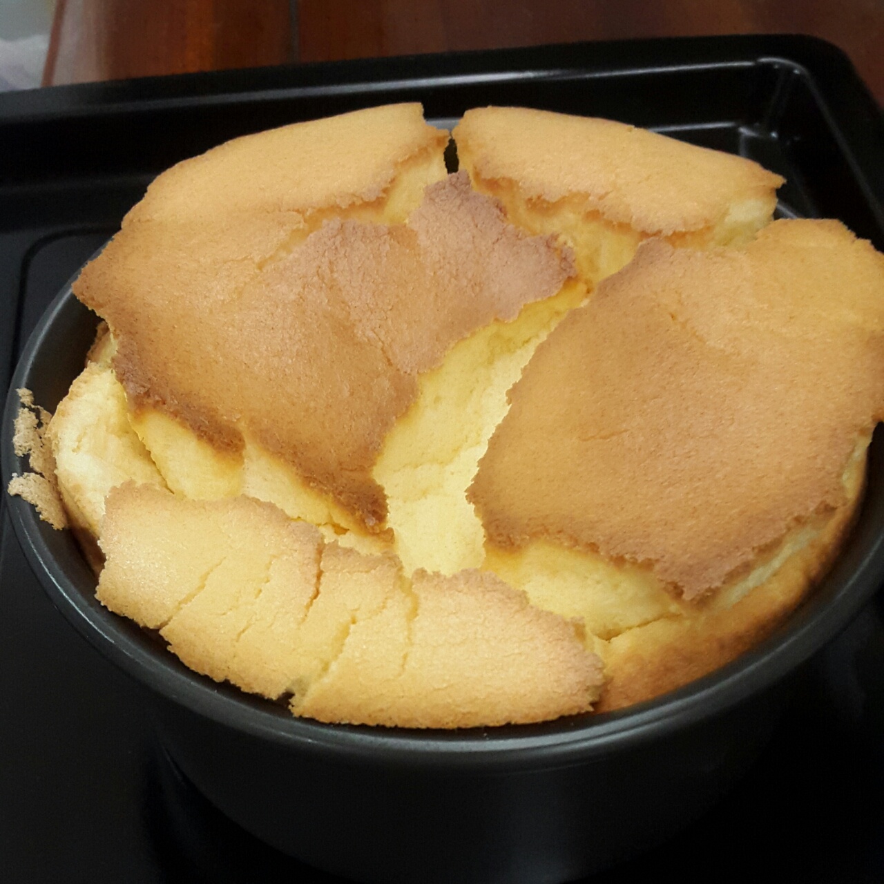 《Tinrry+》戚风蛋糕（6寸配方）（基础、超详细教程）