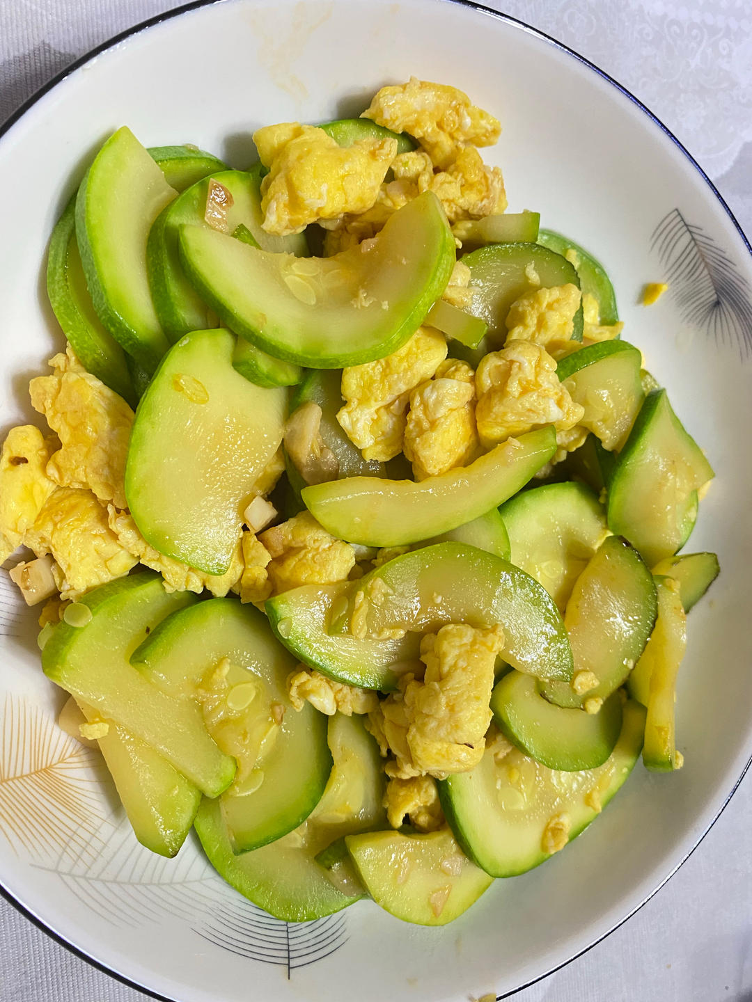 西葫芦炒鸡蛋