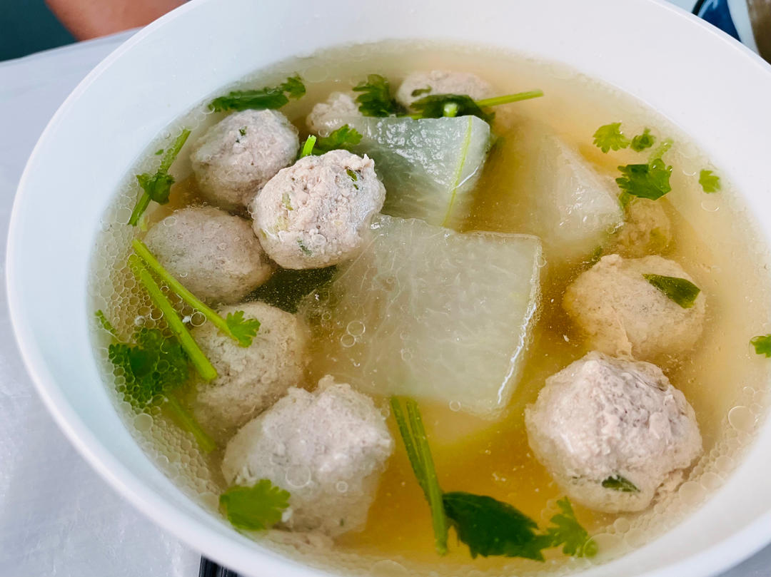 夏天不可错过的家常味--冬瓜丸子汤