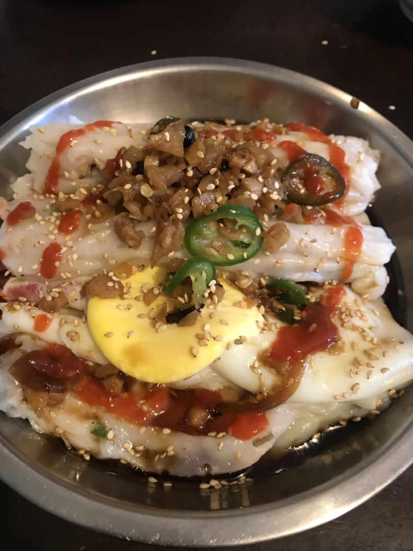 🔥教你做广东肠粉👉🏻秘制酱汁好吃到哭🌟再也不用出去买‼️