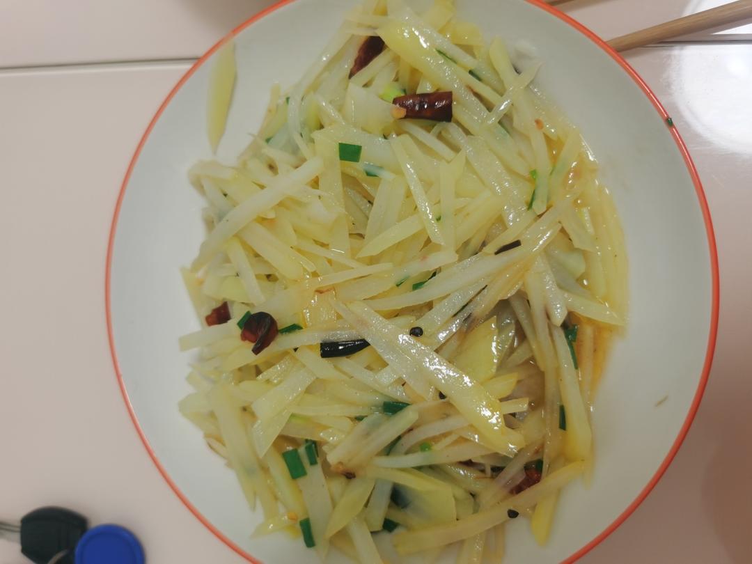 超级无敌下饭菜～酸辣土豆丝