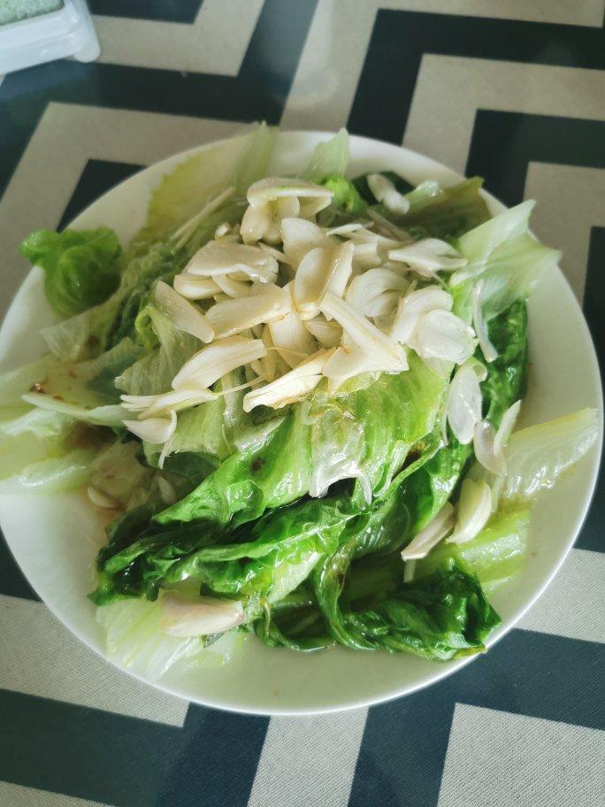 白灼生菜