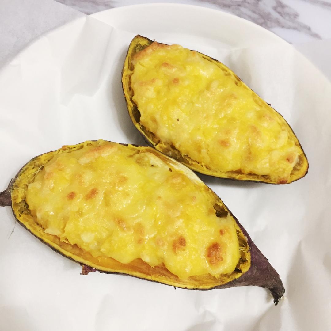 芝士奶油焗红薯