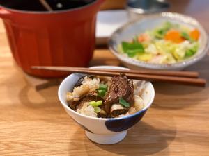 【北鼎铸铁小圆锅】香菇排骨煲仔饭的做法 步骤12