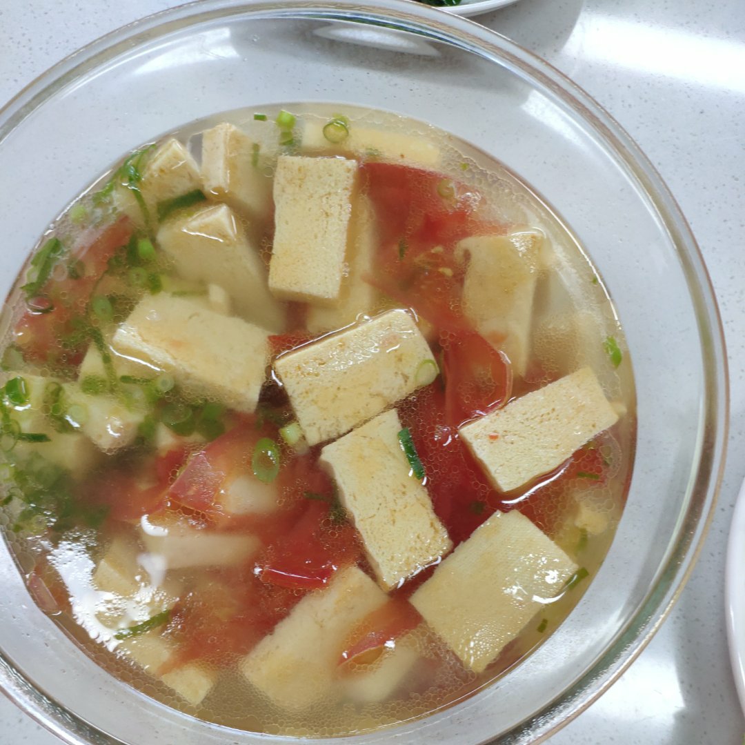 番茄冻豆腐汤