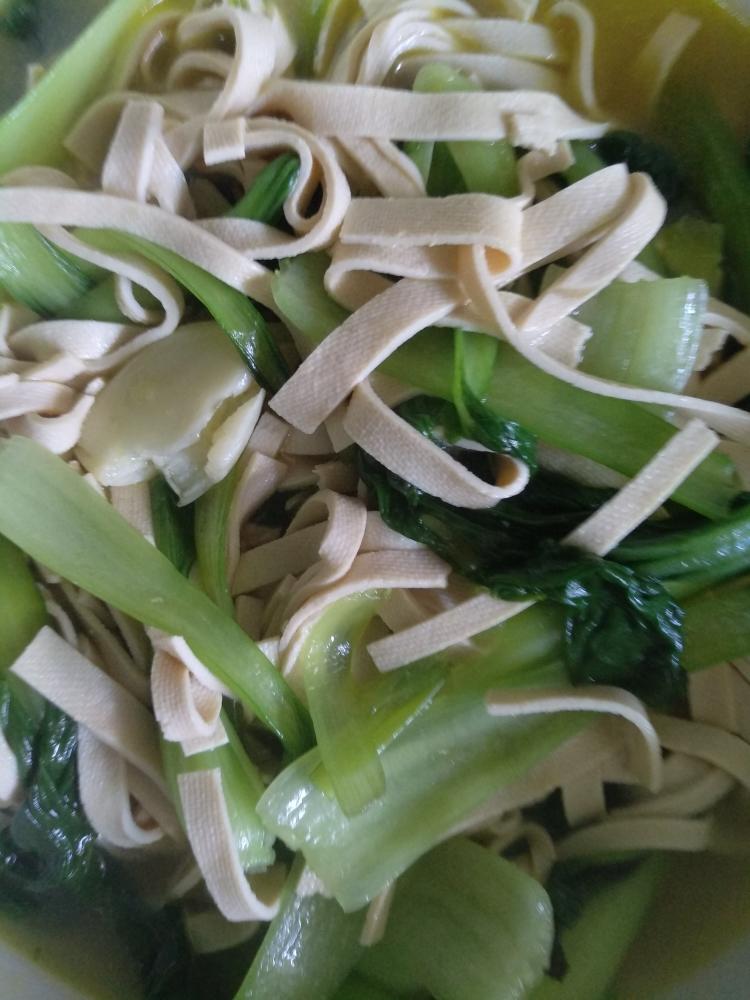 青菜烧卜页（千张）