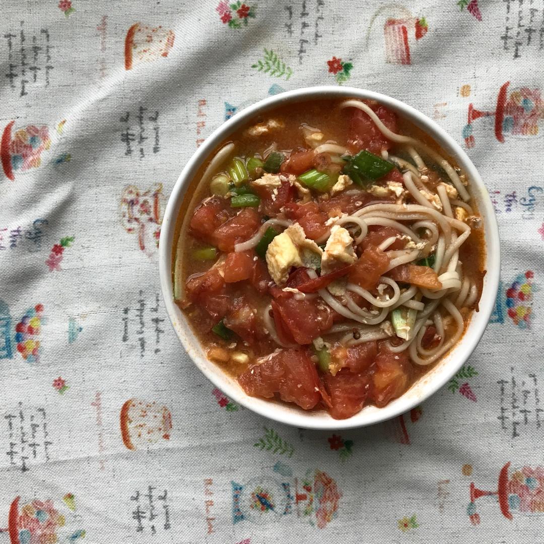超级入味好吃的番茄鸡蛋面