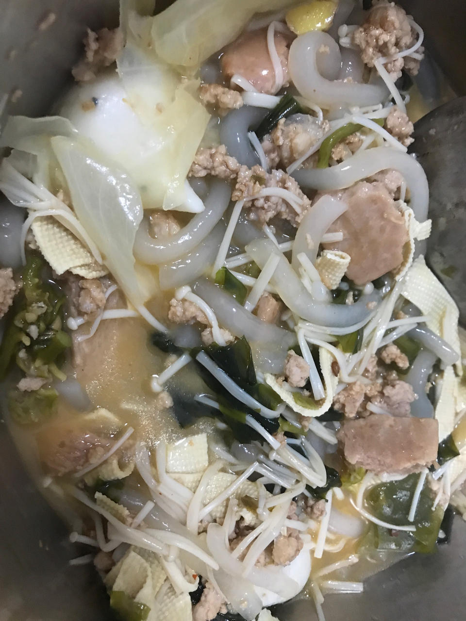肉末什锦土豆粉