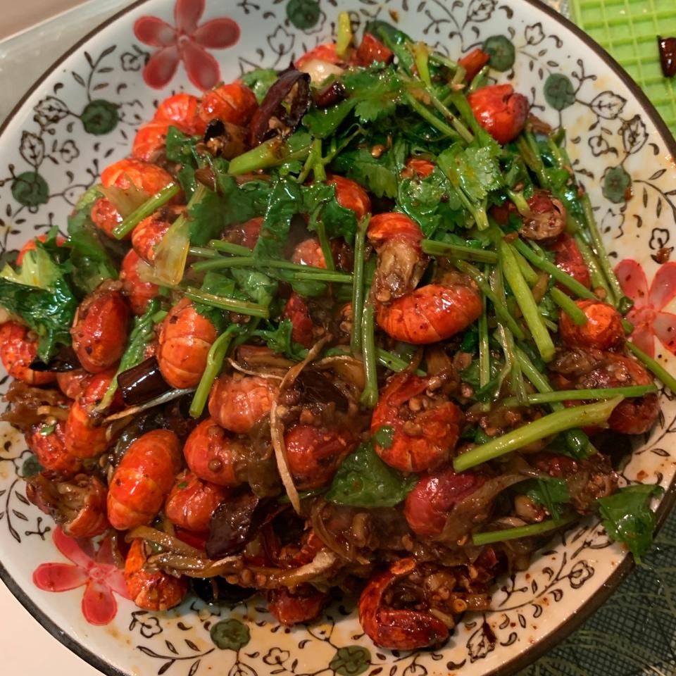 辣炒虾尾