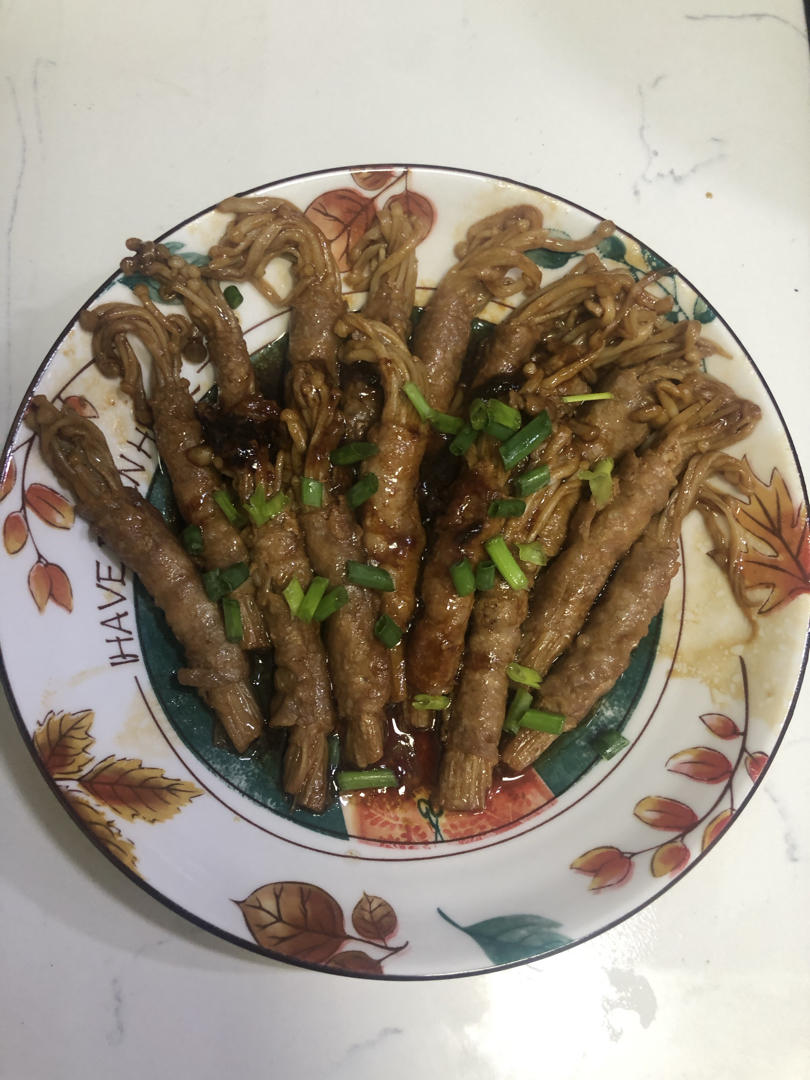 肥牛金针菇卷