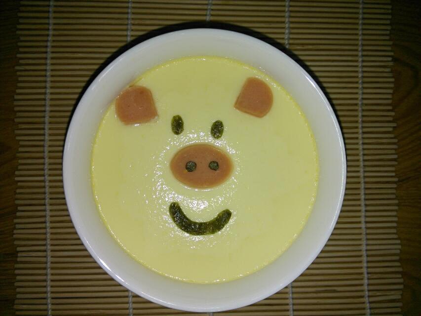 小猪蛋羹