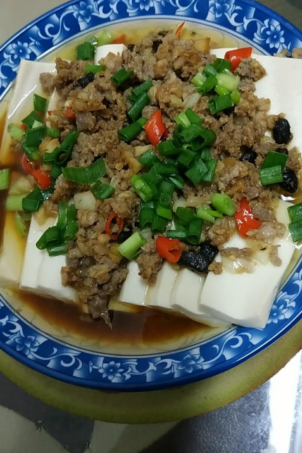 肉末蒸豆腐