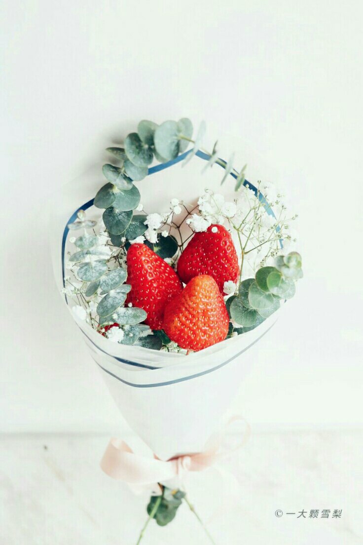 情人节草莓花束💐Strawberry Bouquet（超美超简单）