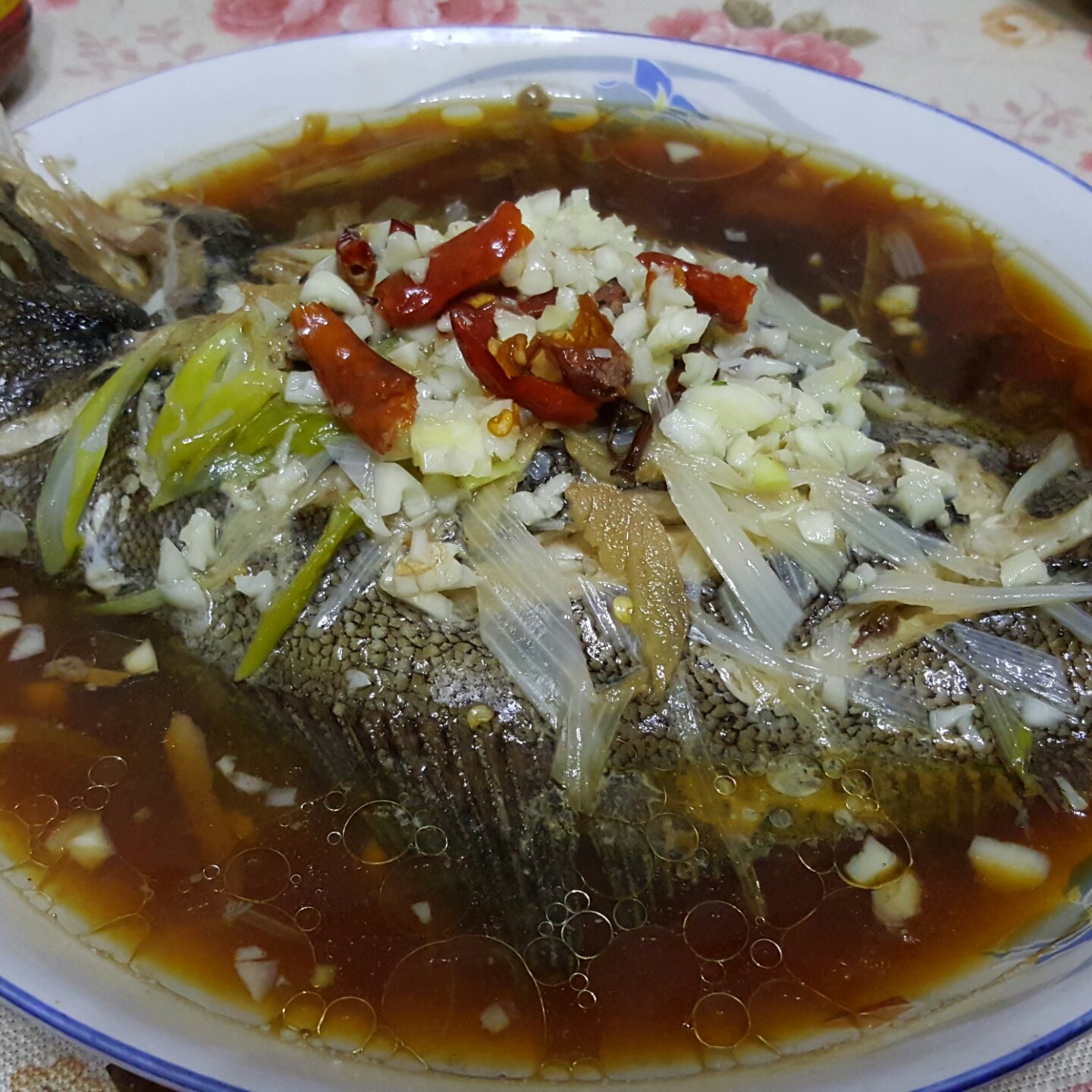 清蒸偏口鱼