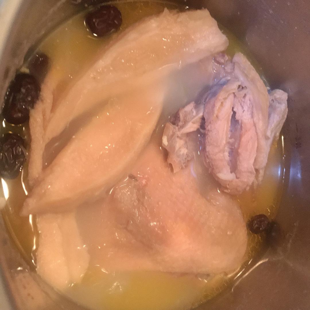 榴莲壳炖鸡