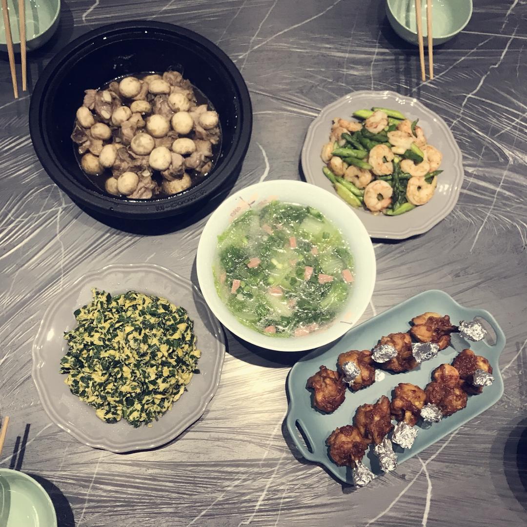 芦笋炒虾仁
