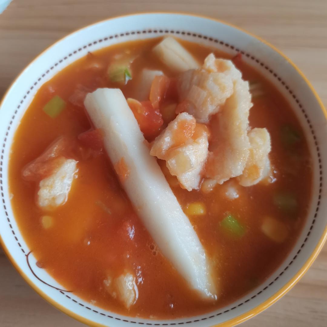 番茄鱼巴沙鱼（也可以用番茄龙利鱼），番茄酱汁超浓郁，营养又下饭！