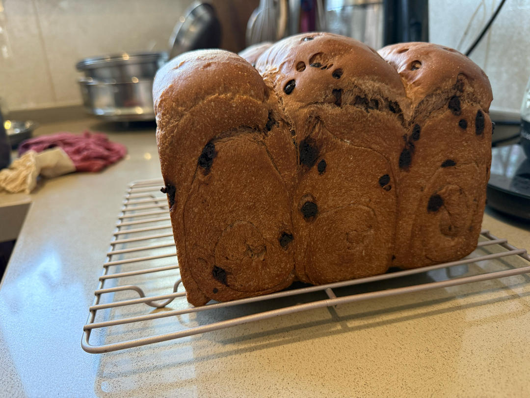 奶油巧克力吐司