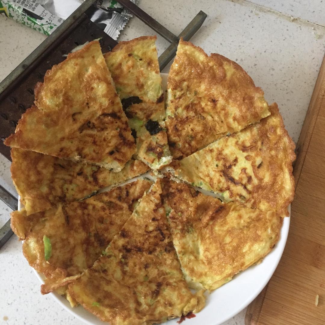 香煎土豆丝鸡蛋饼