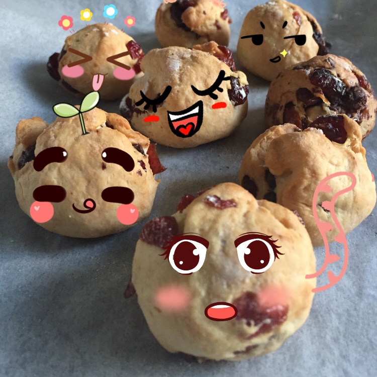 蔓越莓巧克力司康