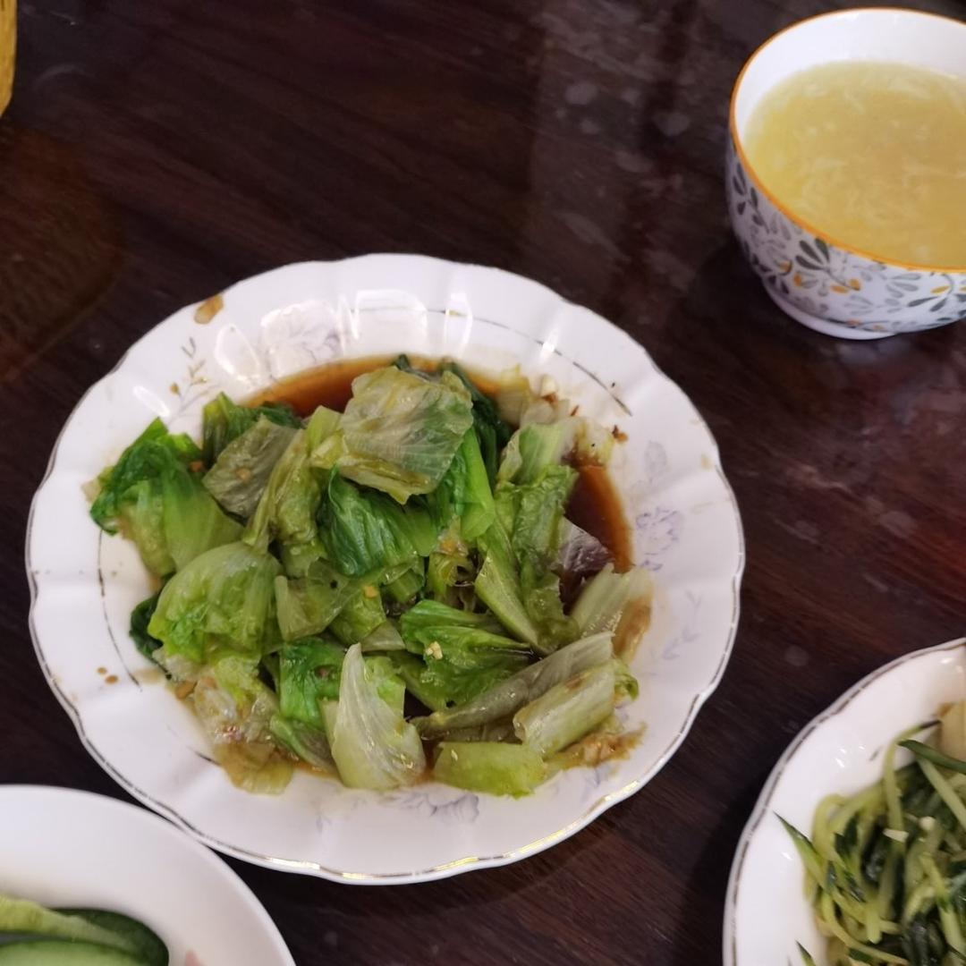 白灼生菜