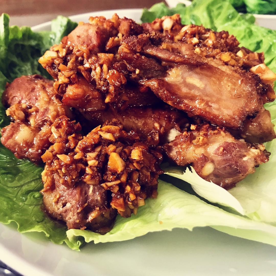 香到骨头里的蒜香排骨（烤箱）