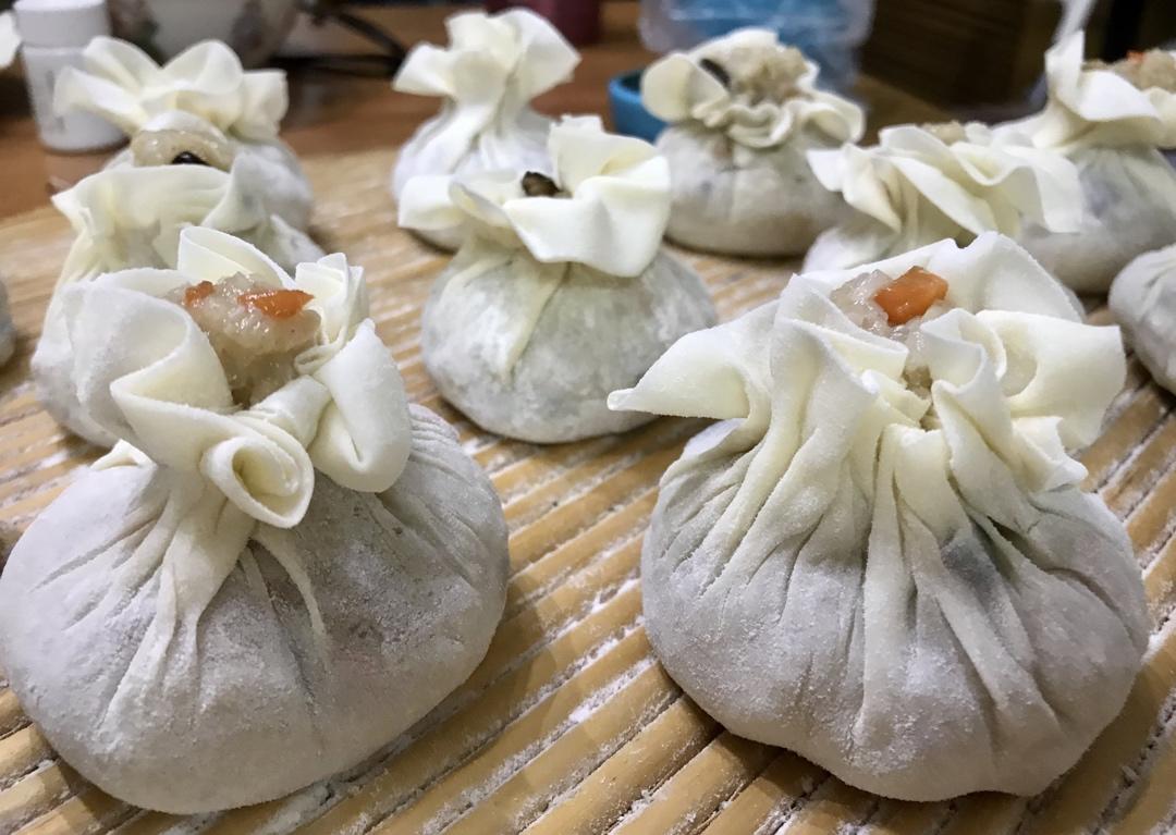 烧麦（饺子皮版）