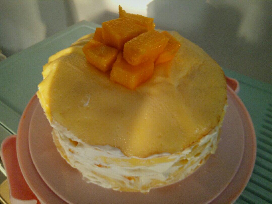 零基础做芒果千层蛋糕（8寸）