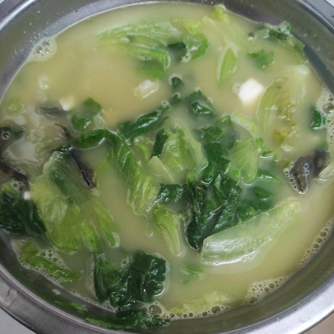 上汤娃娃菜（皮蛋➕咸鸭蛋版）