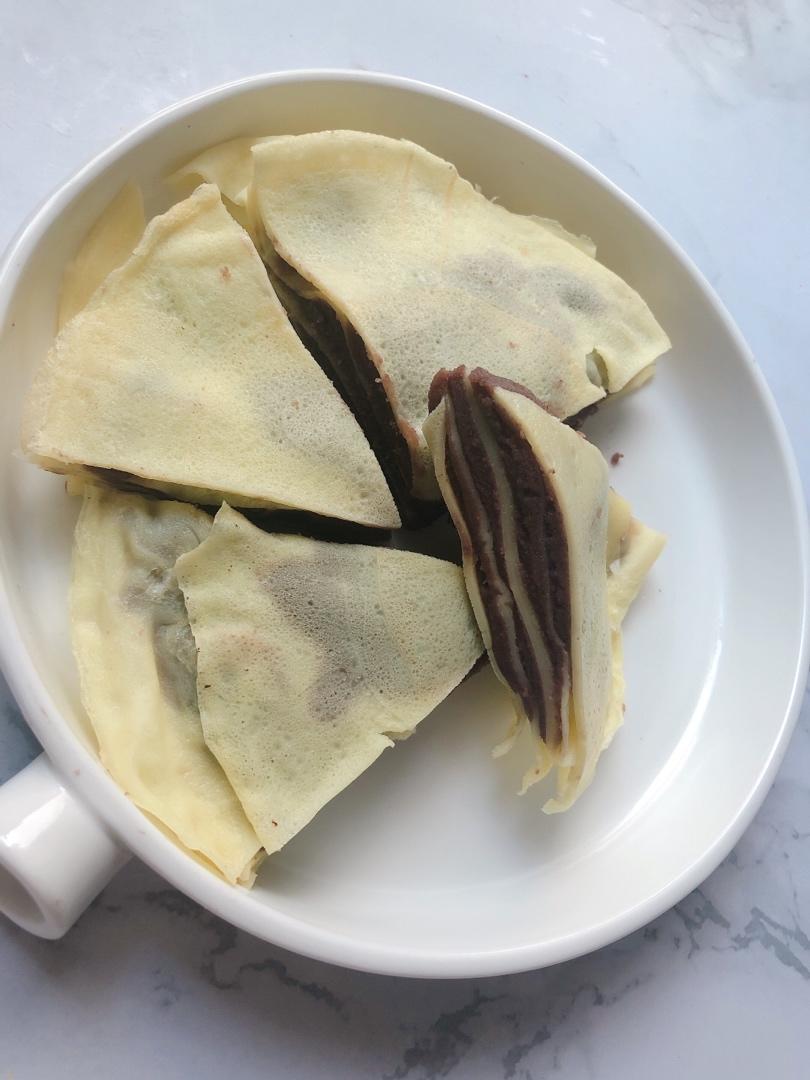 红豆沙千层饼