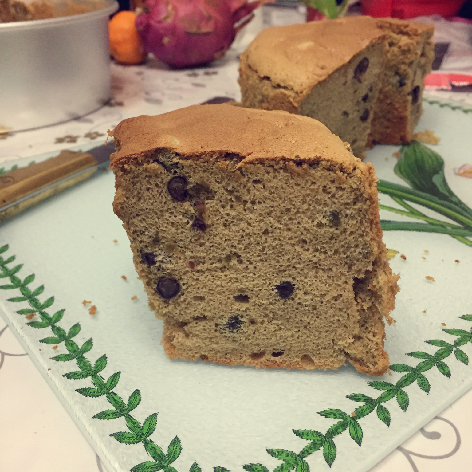 抹茶红豆戚风（果子学校）