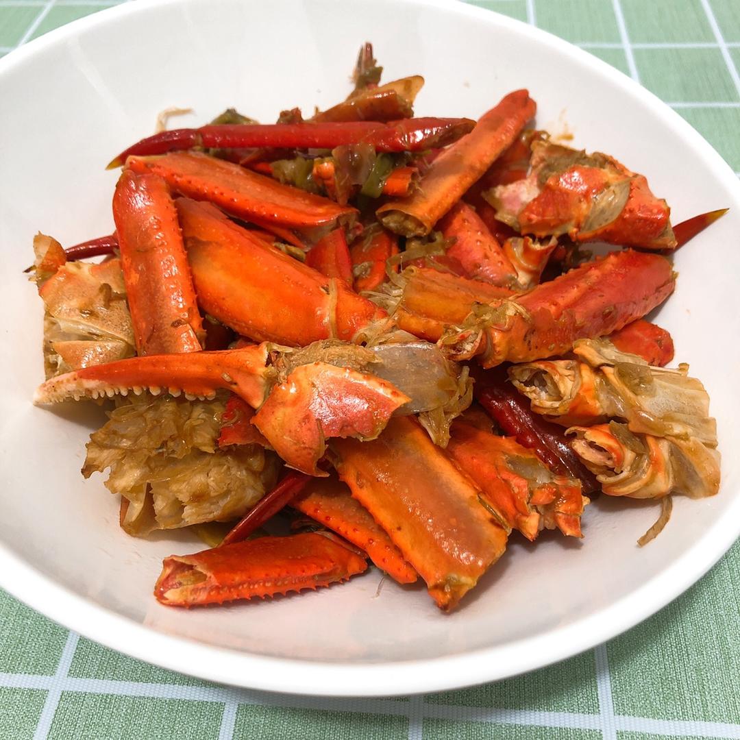 葱姜帝王蟹腿