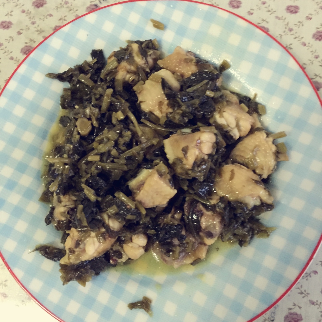 雪菜冬笋炒肉丝