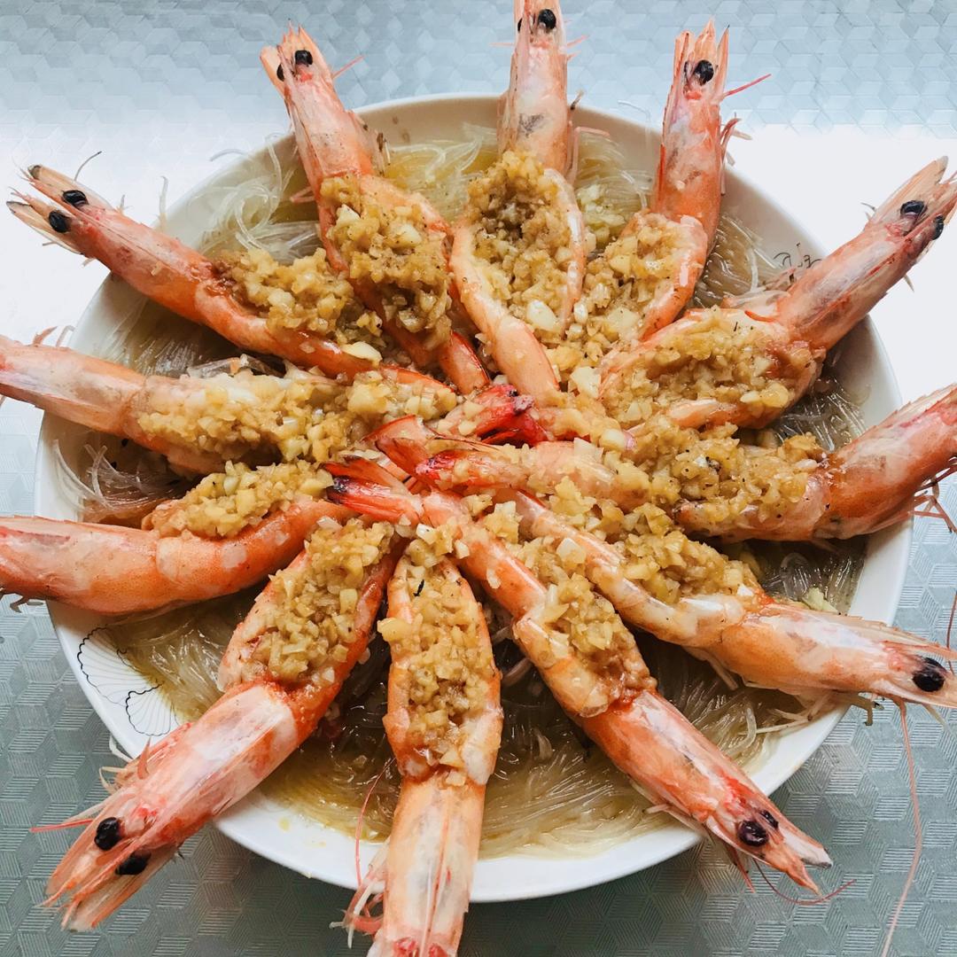蒜蓉粉丝蒸虾