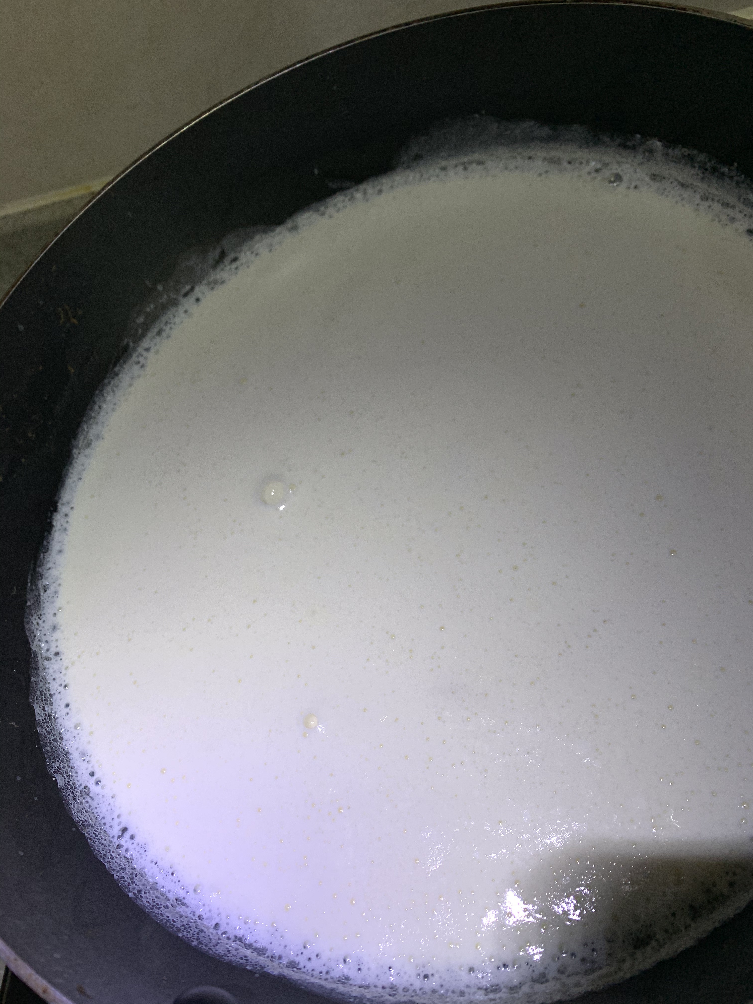 自制奶油芝士奶油奶酪 牛奶+柠檬汁（快手）的做法 步骤2
