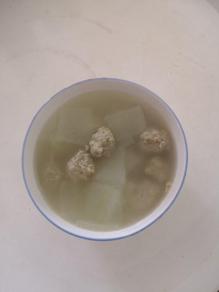 冬瓜丸子汤(实拍呈现)