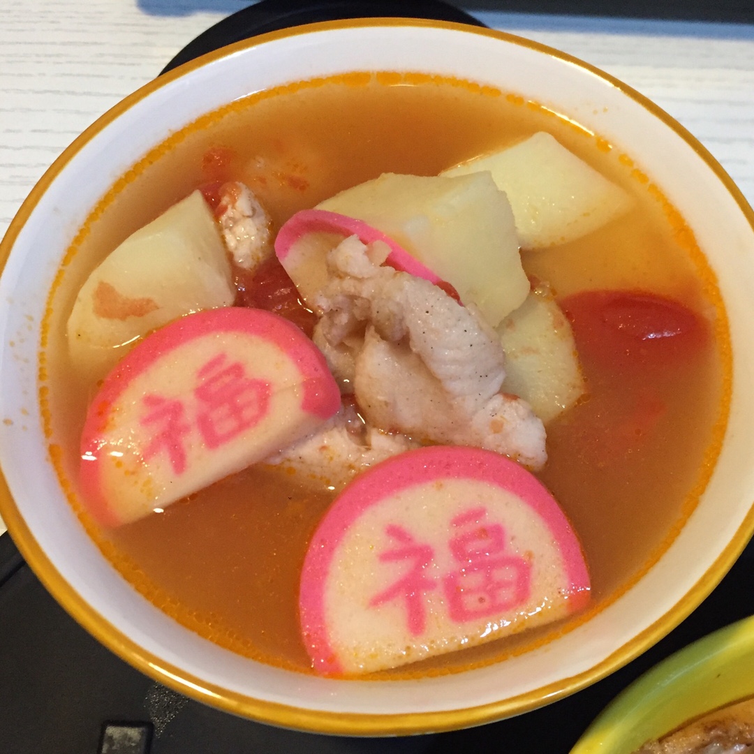 番茄龙利鱼汤--松下SR-ANY151-P IH变频电饭煲
