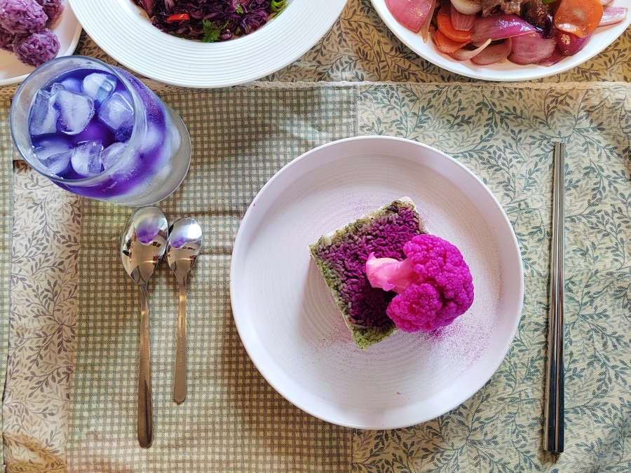 甘醋紫菜花