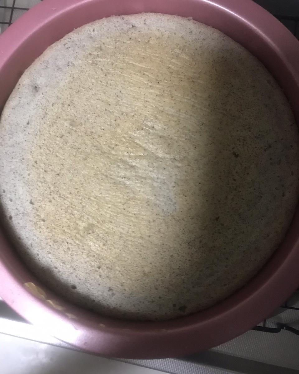 健康养生蒸黑米戚风蛋糕