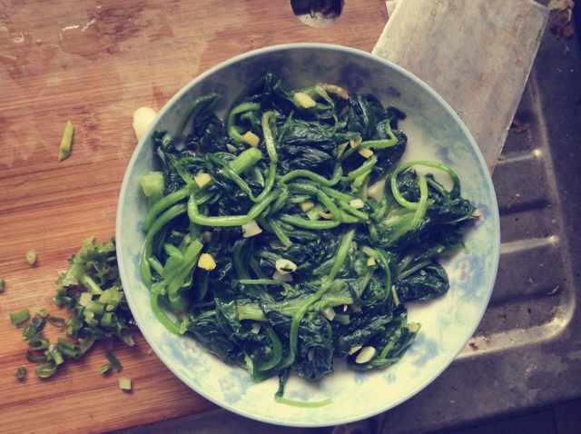 清炒菠菜