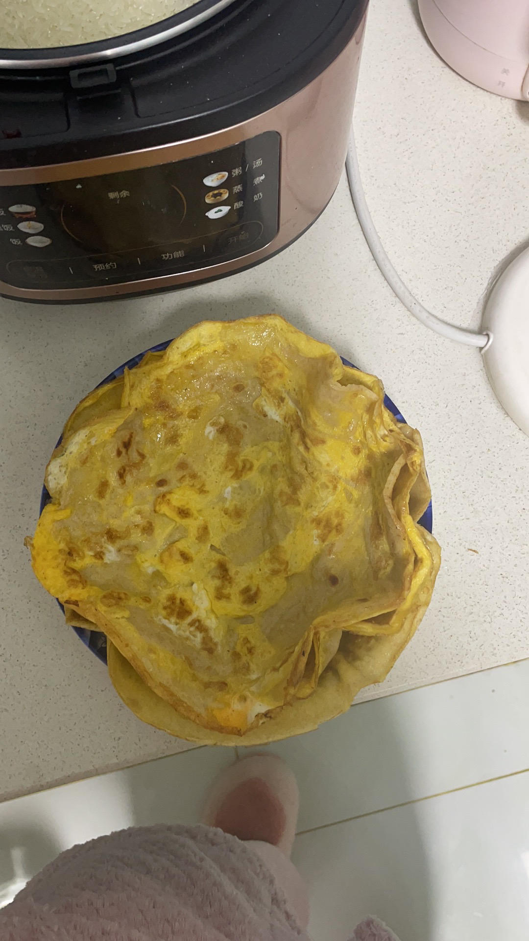 超软筋道的鸡蛋软饼