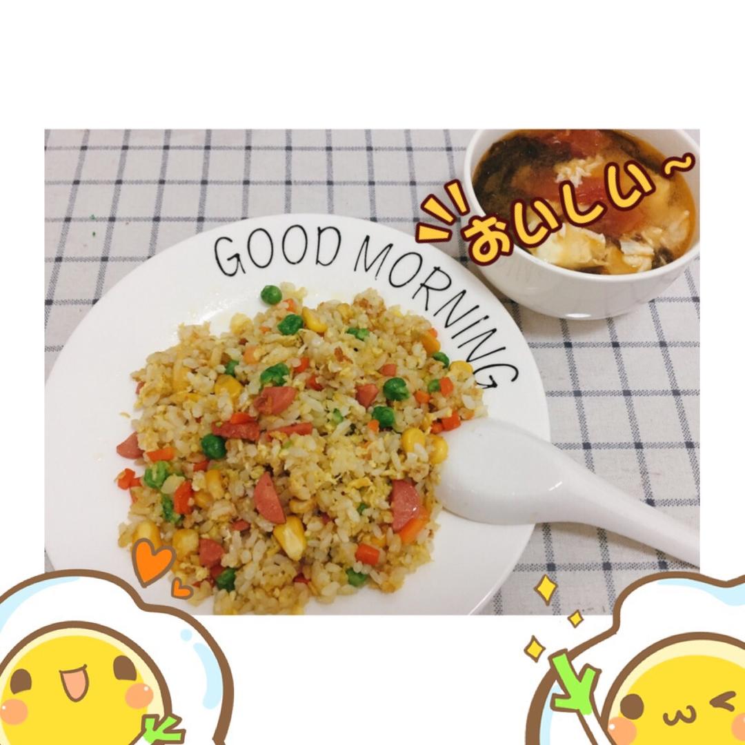 好吃到停不下来的酱油蛋炒饭