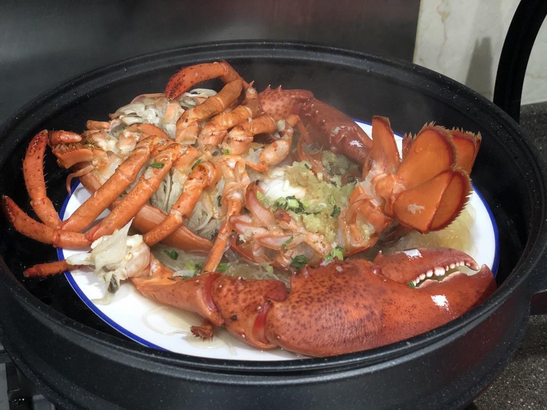 蒜蓉龙虾蒸粉丝