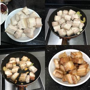 板栗鹌鹑蛋红烧肉的做法 步骤3